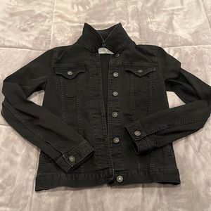 Black jean jacket